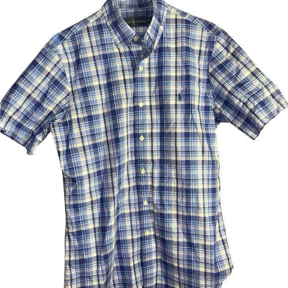 Ralph Lauren Other - Ralph Lauren Blue and White Casual Button Down Shirt